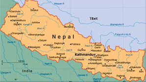 Map of Nepal